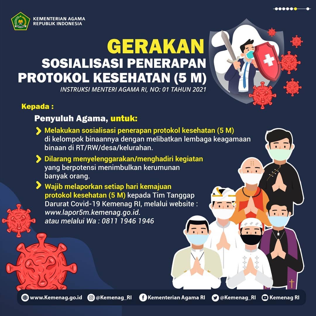 Penaganan Covid-19 Penyuluh Agama